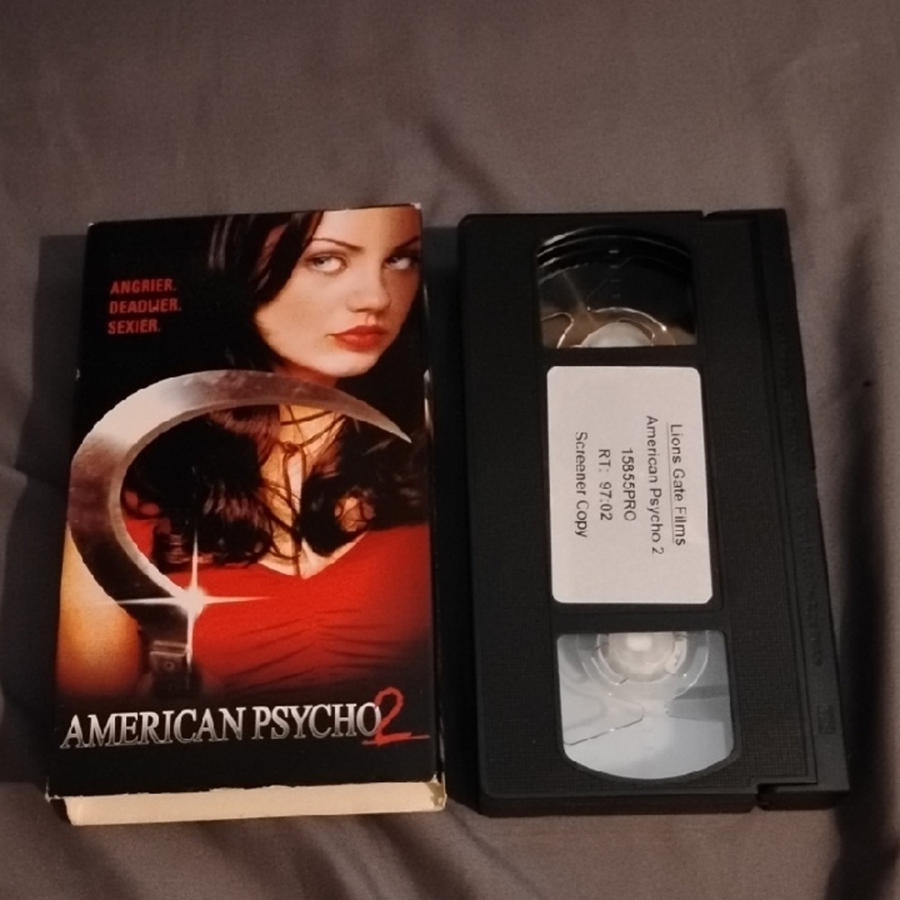 American Psycho 2 VHS Tape